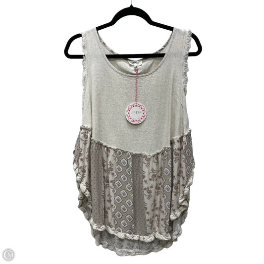 Top Sleeveless By Umgee In Floral Print, Size: M