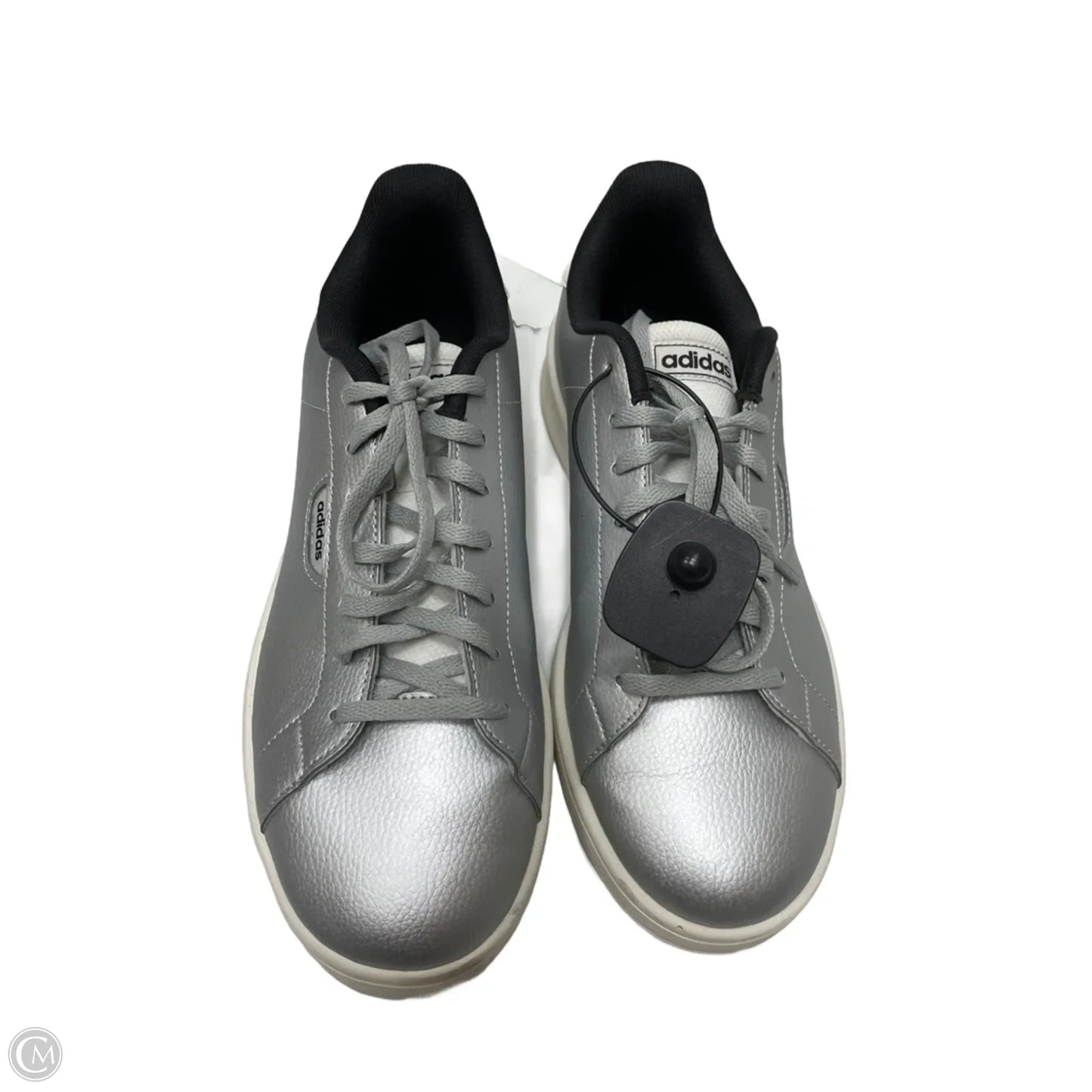 Shoes Sneakers By Adidas In Silver, Size: 10