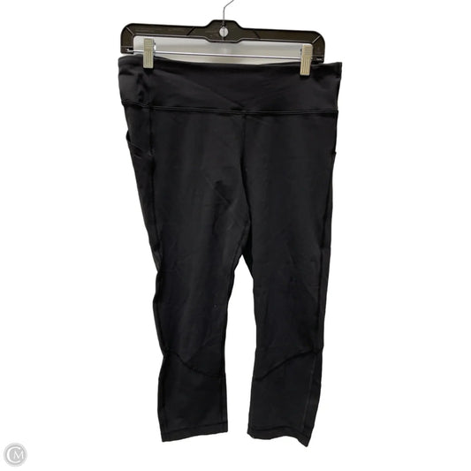 Athletic Leggings Capris By Lululemon In Black, Size: M