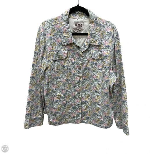 Jacket Other By Clothes Mentor In Floral Print, Size: 1x