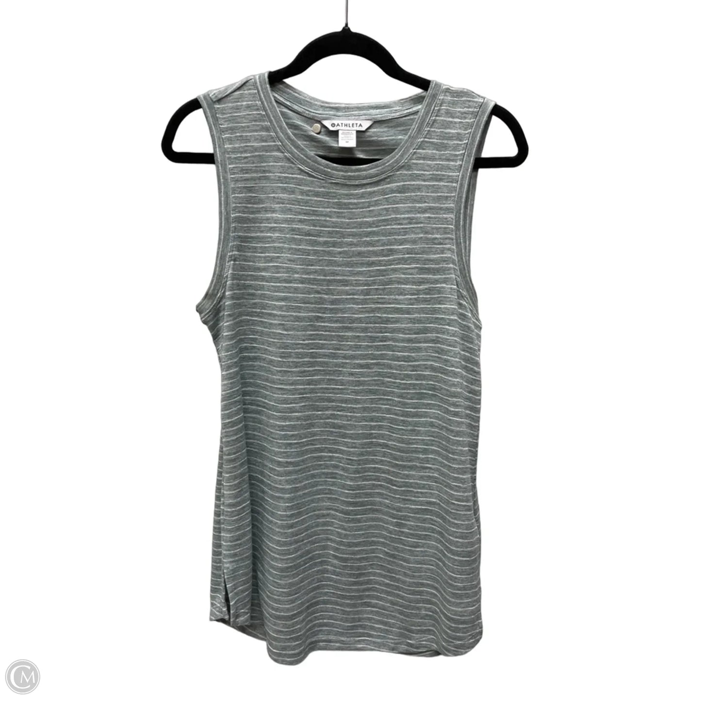 Athletic Tank Top By Athleta In Striped Pattern, Size: M