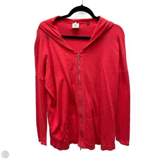 Sweater Cardigan By Cabi In Red, Size: S
