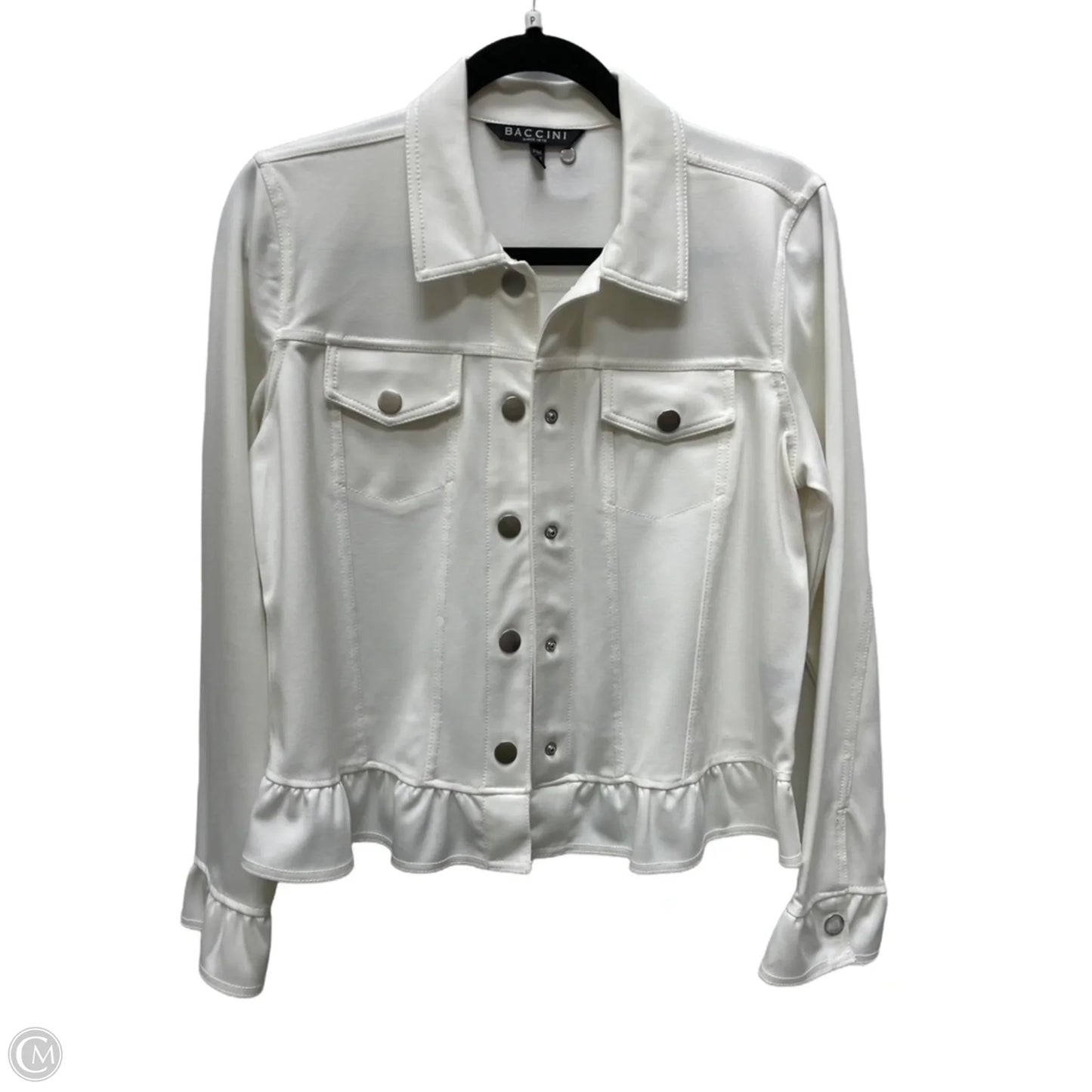 Jacket Other By Baccini In White, Size: M