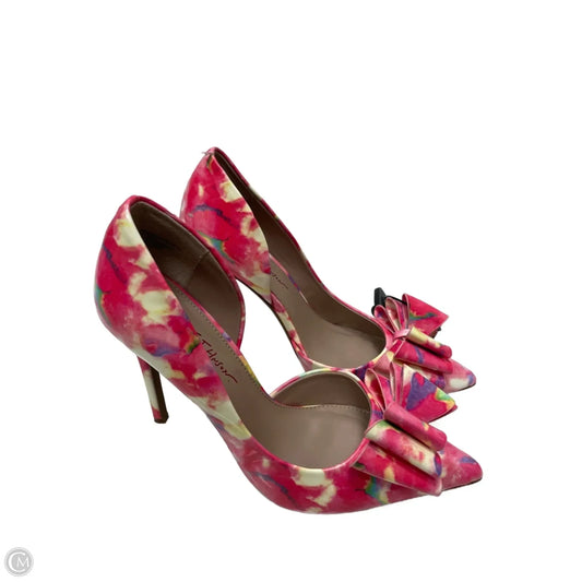 Shoes Heels Stiletto By Betsey Johnson In Tie Dye Print, Size: 9