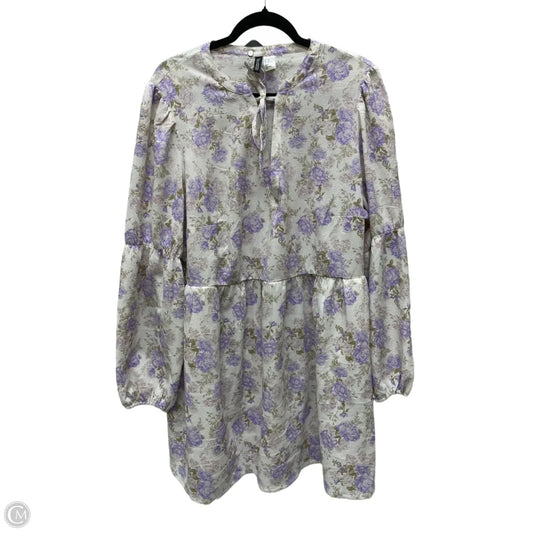 Dress Casual Short By Divided In Floral Print, Size: 2x