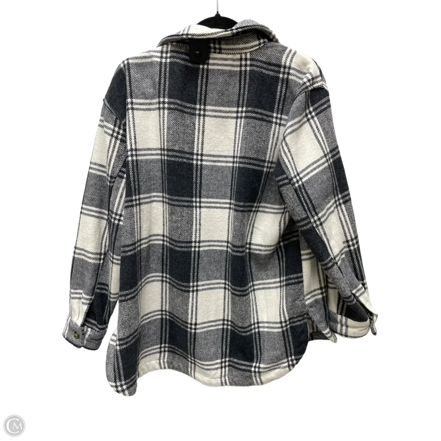 Jacket Shirt By Clothes Mentor In Plaid Pattern, Size: M