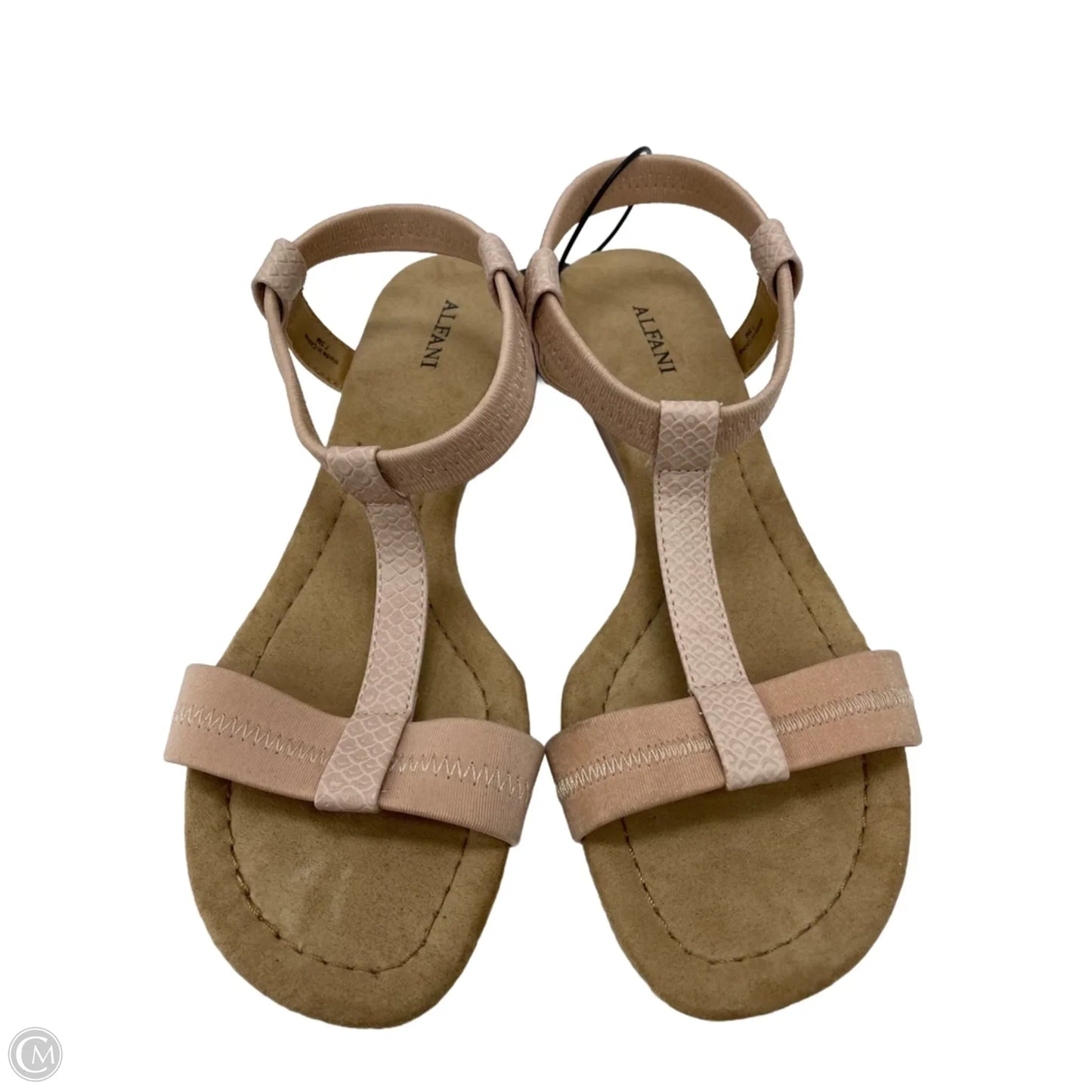 Sandals Heels Wedge By Alfani In Pink, Size: 7.5