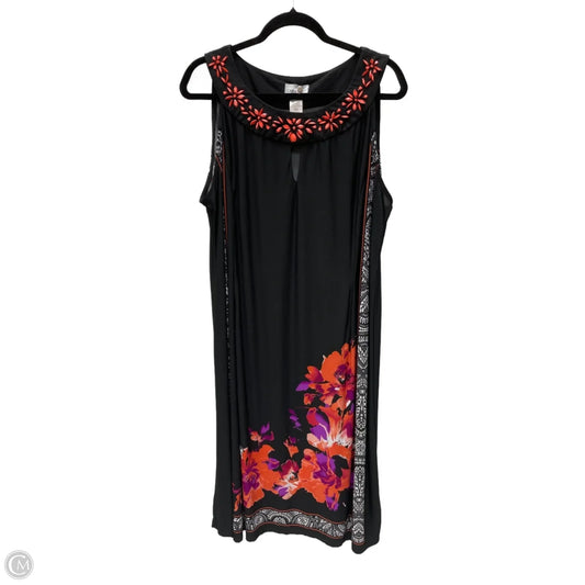 Dress Casual Short By Catherines In Floral Print, Size: 2x