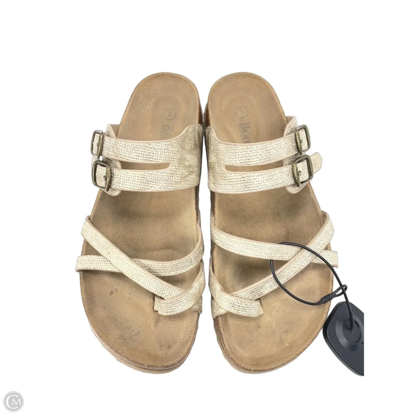 Sandals Flats By Bjorndal In Tan, Size: 7