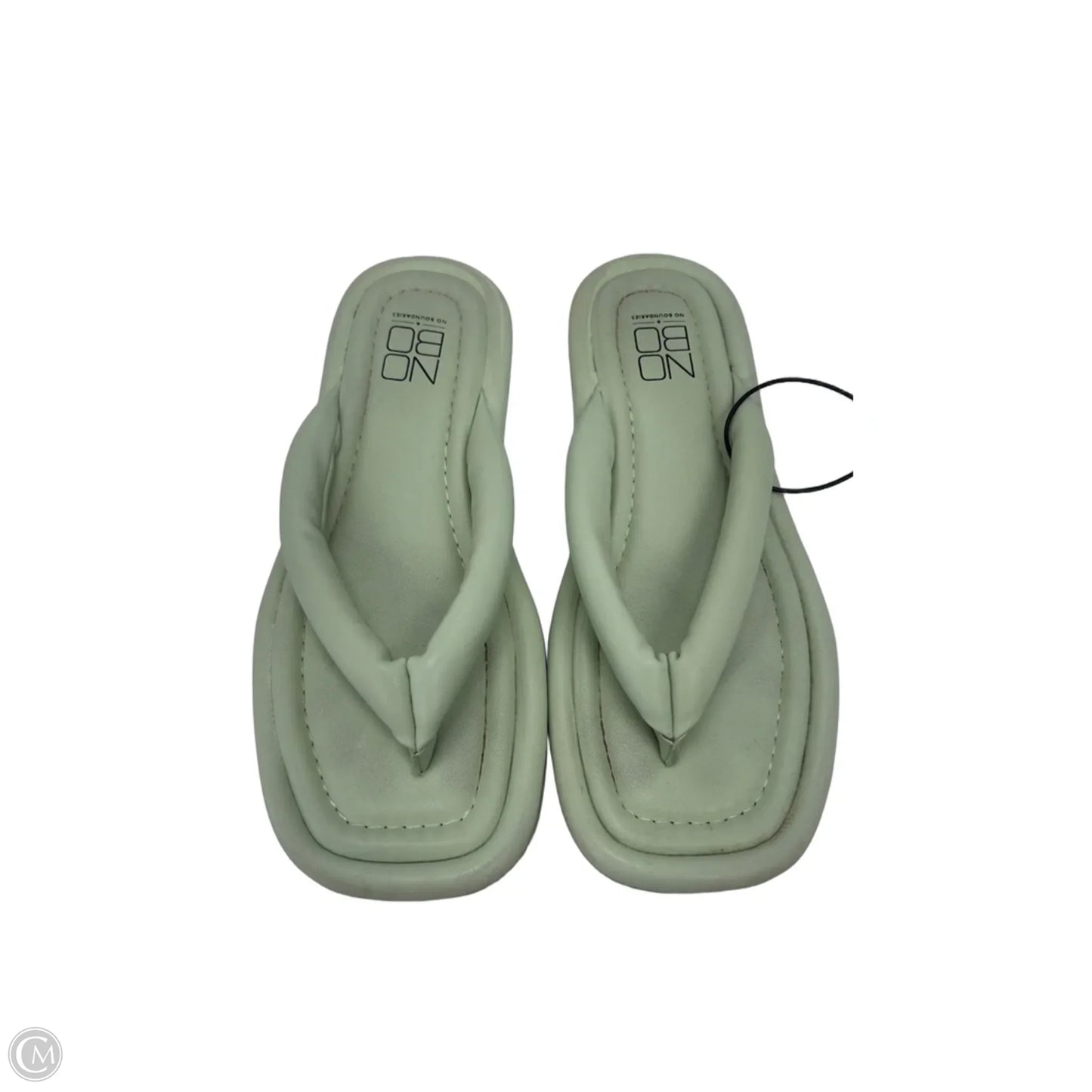 Sandals Flats By No Boundaries In Green, Size: 6