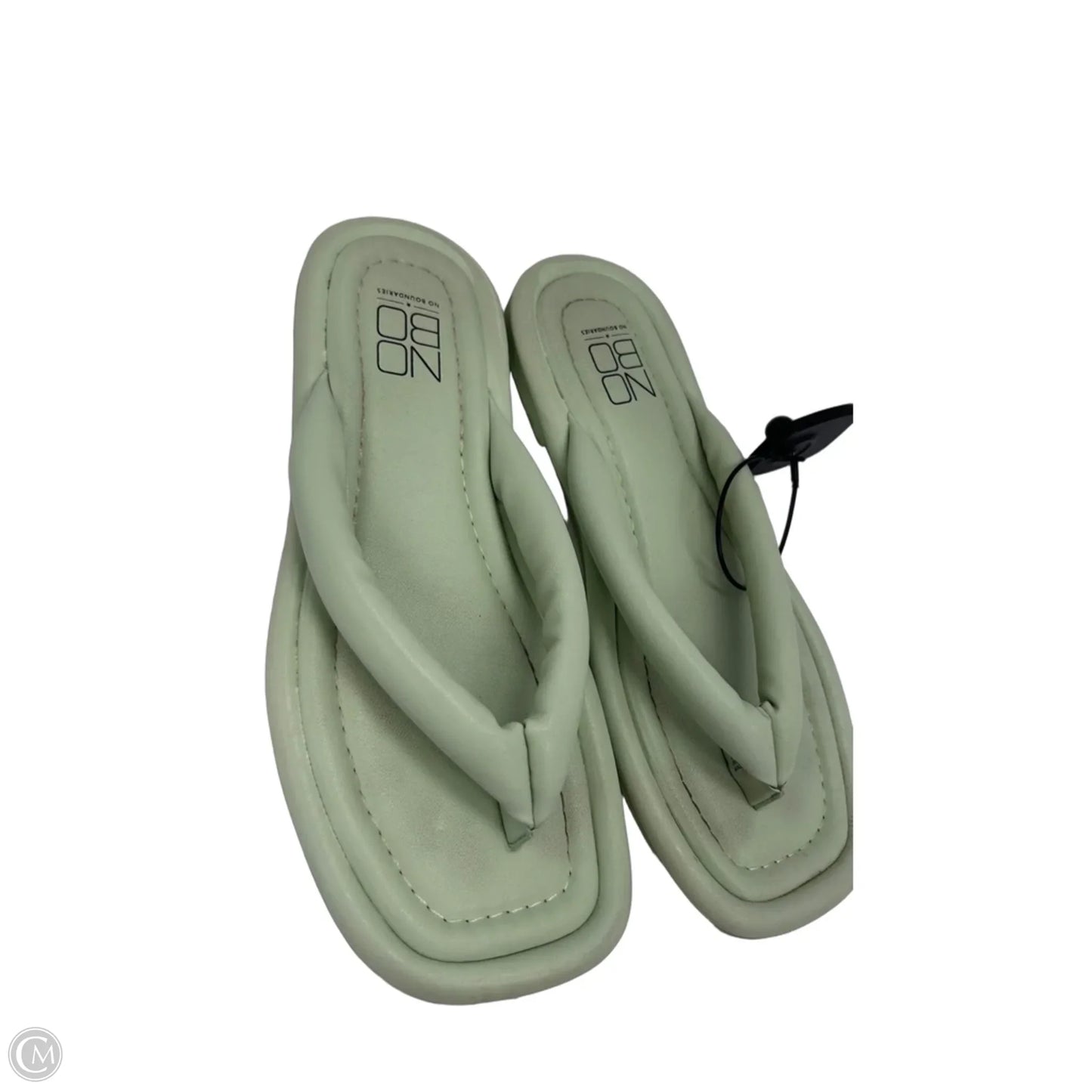 Sandals Flats By No Boundaries In Green, Size: 6