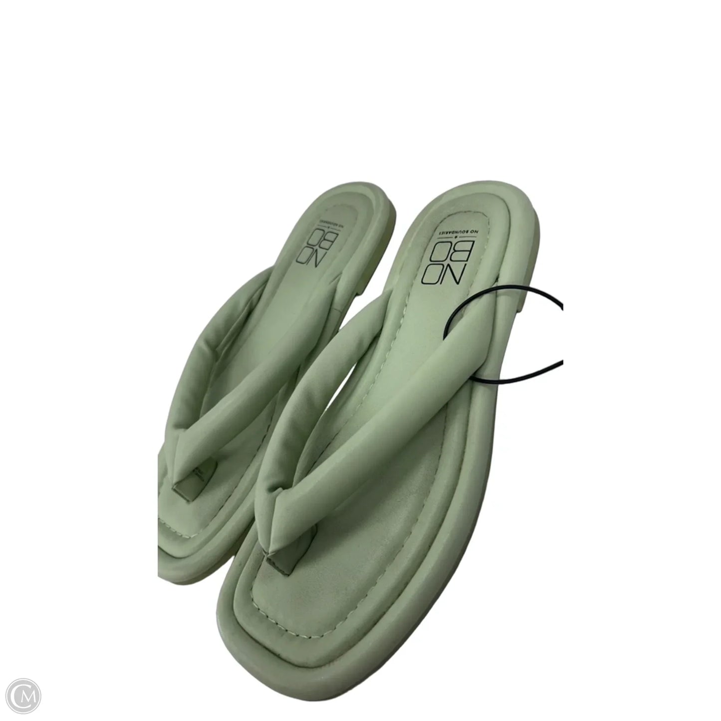 Sandals Flats By No Boundaries In Green, Size: 6