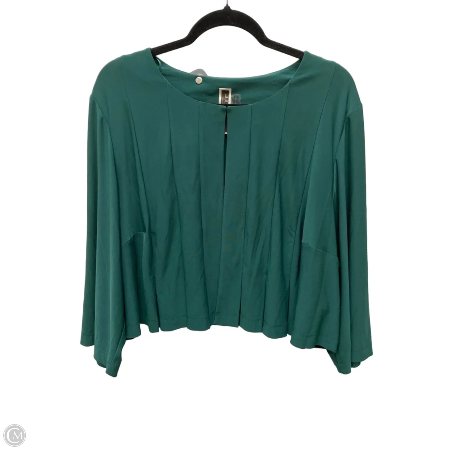 Cardigan By Julian Taylor In Green, Size: 3x