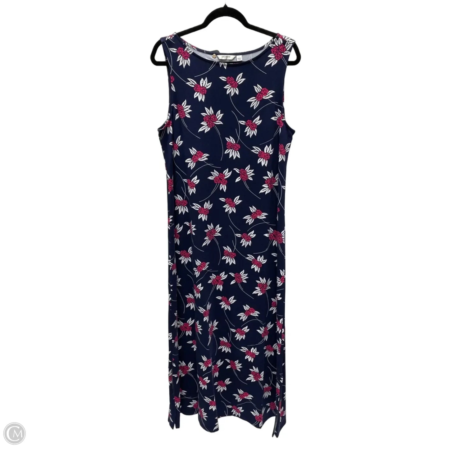 Dress Casual Maxi By Liz Claiborne In Floral Print, Size: L