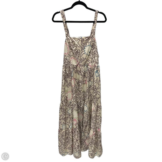 Dress Casual Midi By Knox Rose In Floral Print, Size: Xl