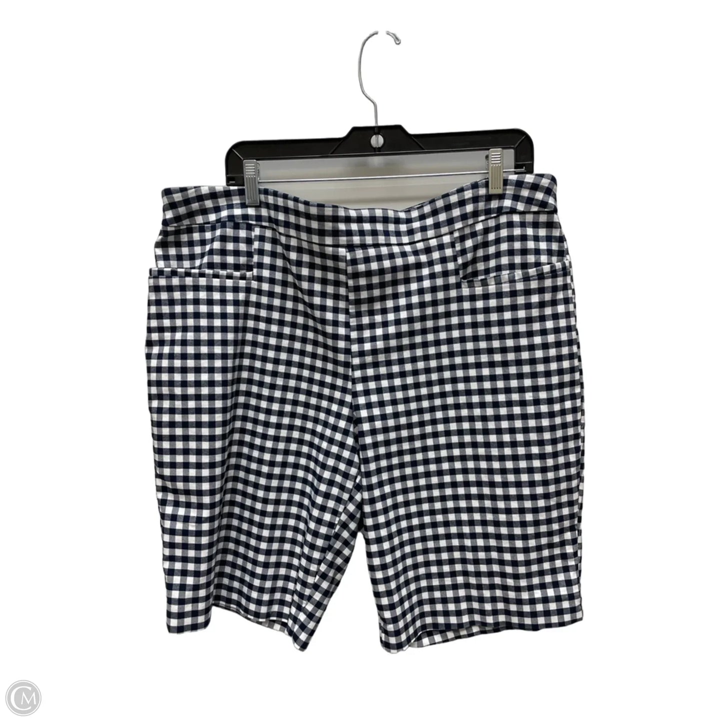 Shorts By Time And Tru In Checkered Pattern, Size: 20