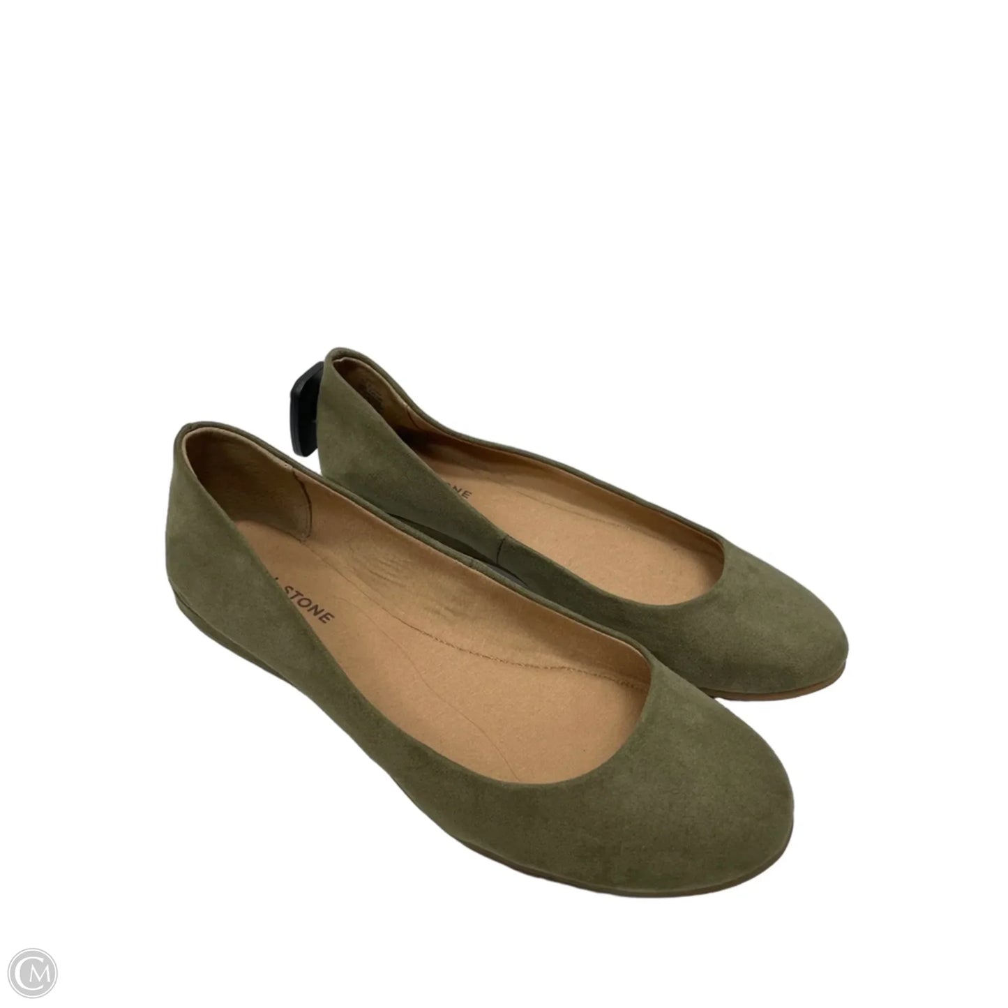 Shoes Flats By Clothes Mentor In Green, Size: 10