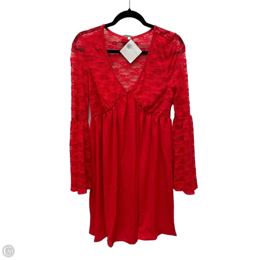 Dress Casual Short By Shein In Red, Size: M