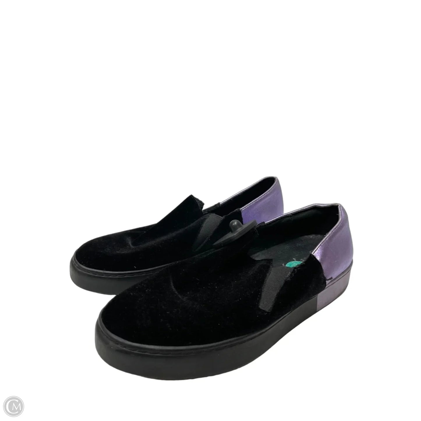 Shoes Flats By Free People In Black & Purple, Size: 8.5