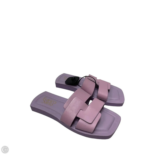 Sandals Flats By Franco Sarto In Purple, Size: 6