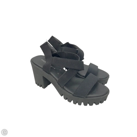 Sandals Heels Block By Madden Girl In Black, Size: 9