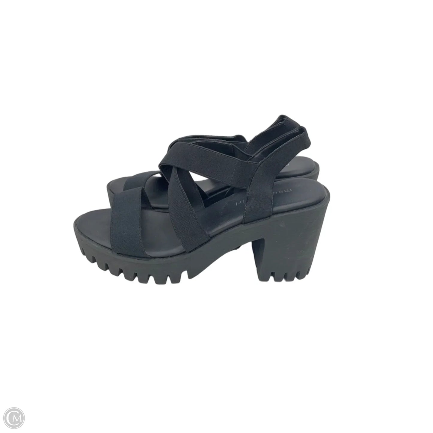 Sandals Heels Block By Madden Girl In Black, Size: 9