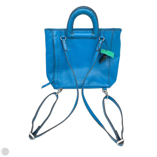 Handbag Leather By Fossil, Size: Medium