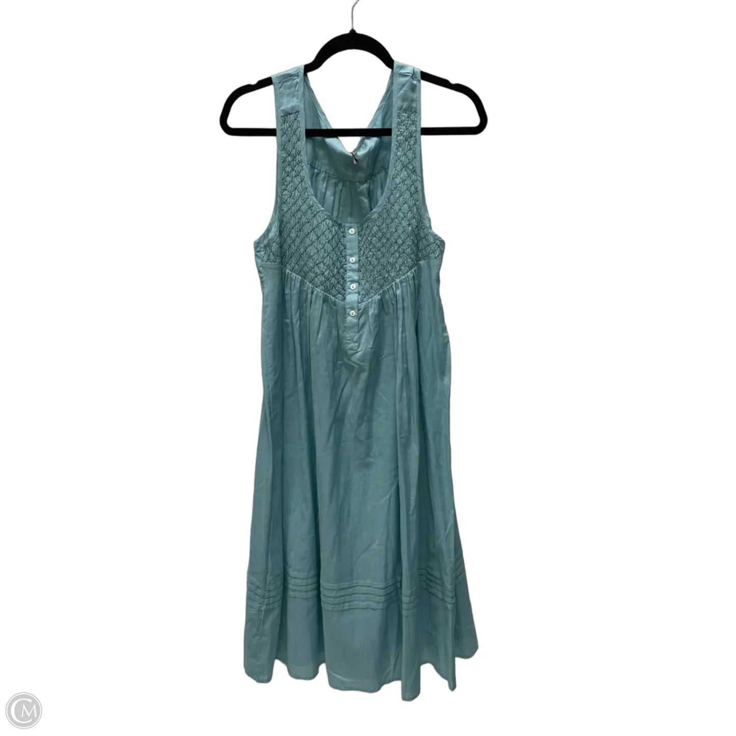 Dress Casual Short By Anthropologie In Aqua, Size: S
