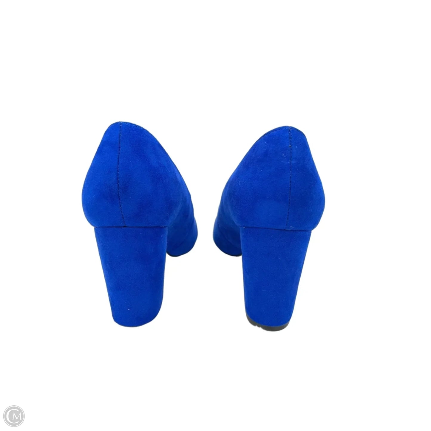 Shoes Heels Block By Nine West In Blue, Size: 6.5