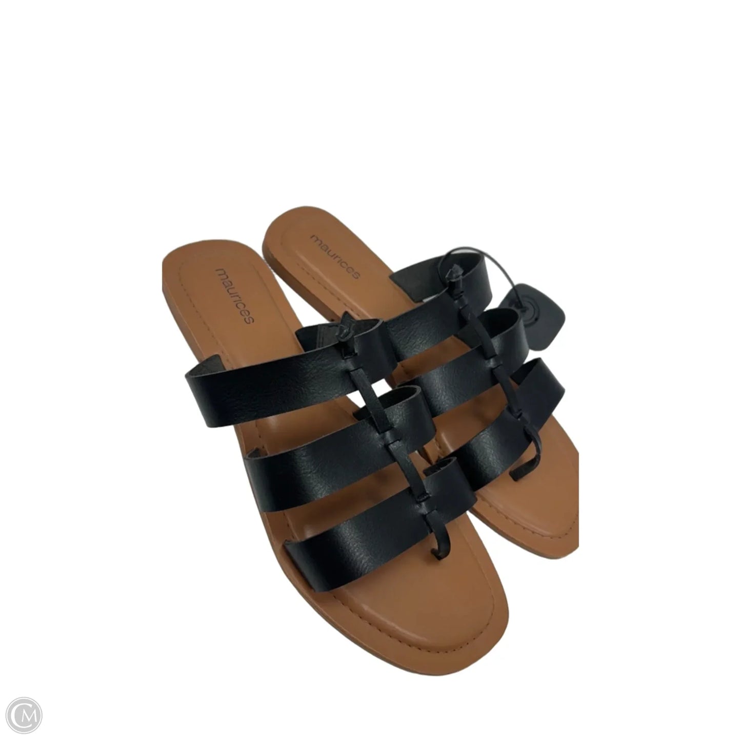 Sandals Flats By Maurices In Black, Size: 9.5