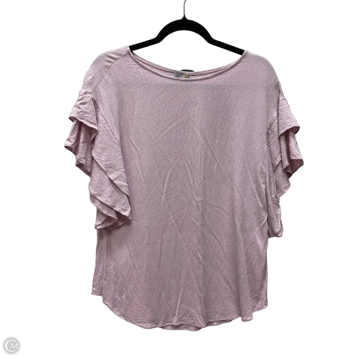 Top Short Sleeve By Chicos In Purple, Size: S