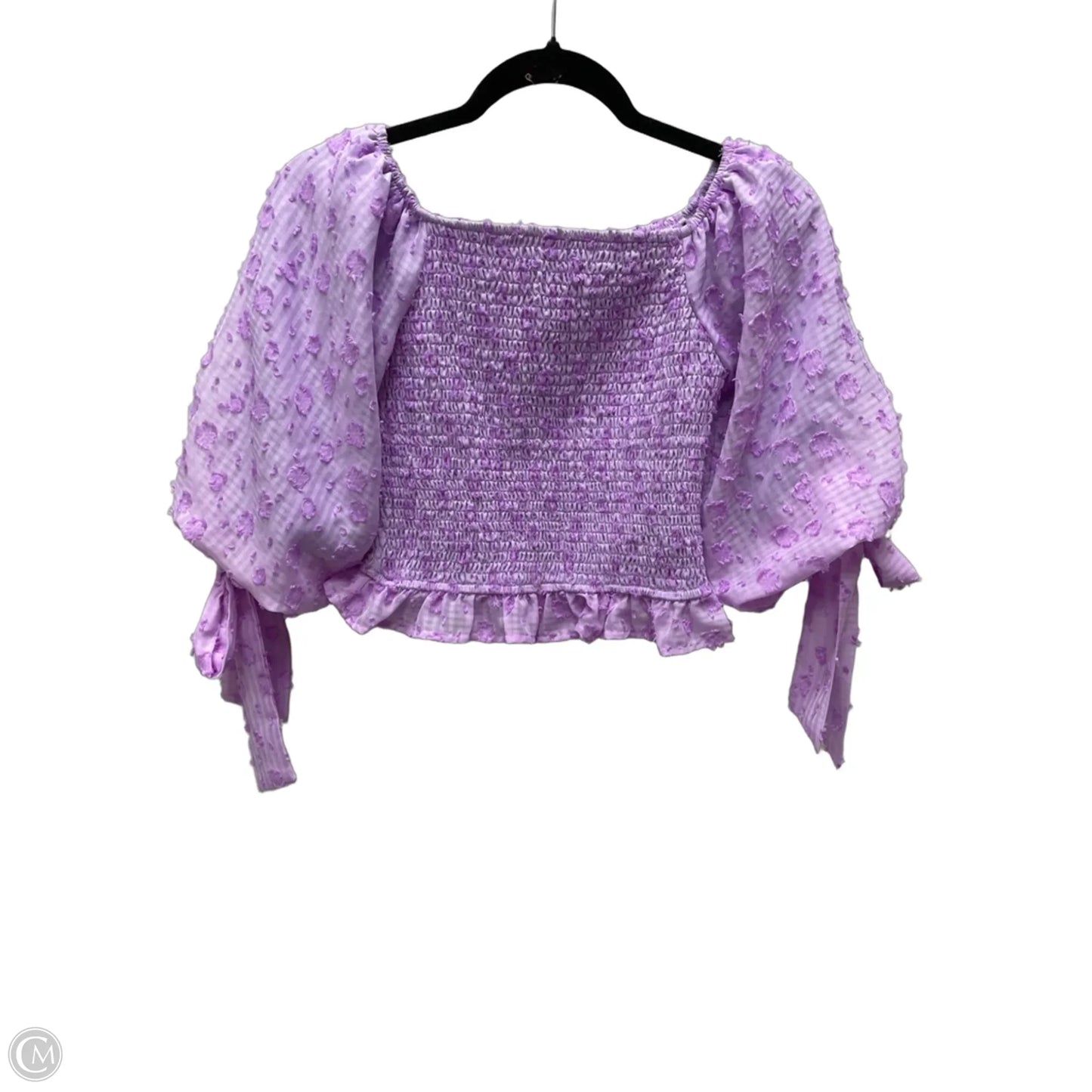 Top Short Sleeve By Clothes Mentor In Purple, Size: S