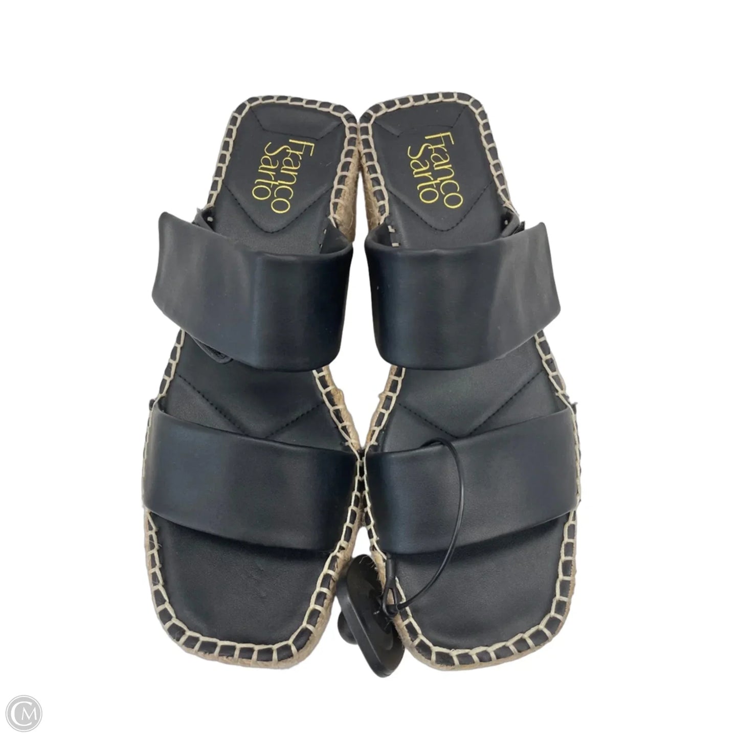 Sandals Heels Wedge By Franco Sarto In Black, Size: 8