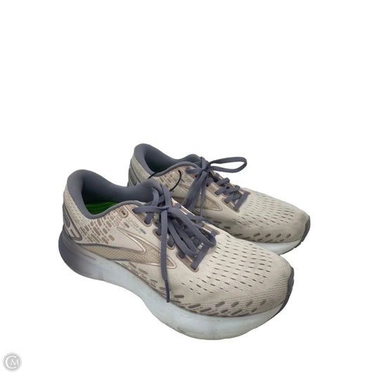 Shoes Athletic By Brooks In Purple & Tan, Size: 8.5