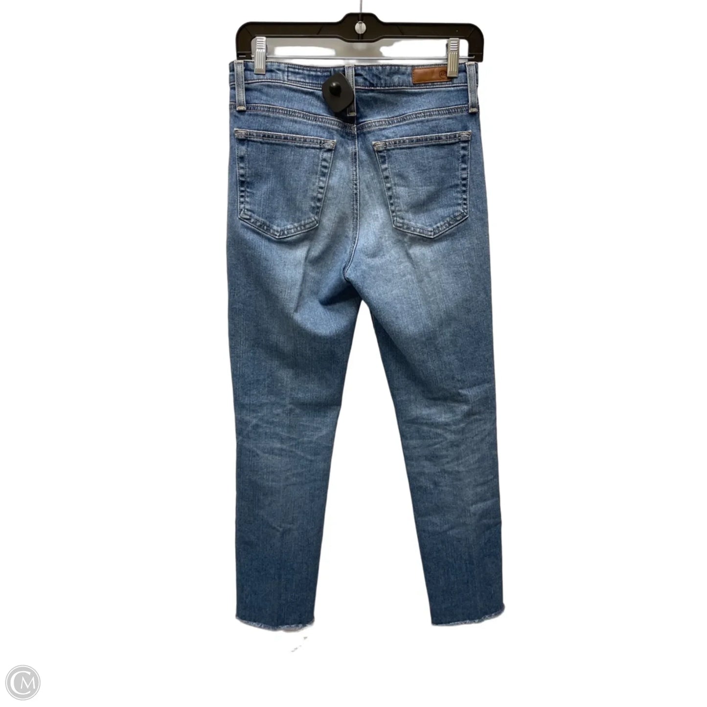 Jeans Straight By Ag Jeans In Blue Denim, Size: 4