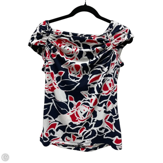 Blouse Sleeveless By Jones New York In Multi-colored, Size: M