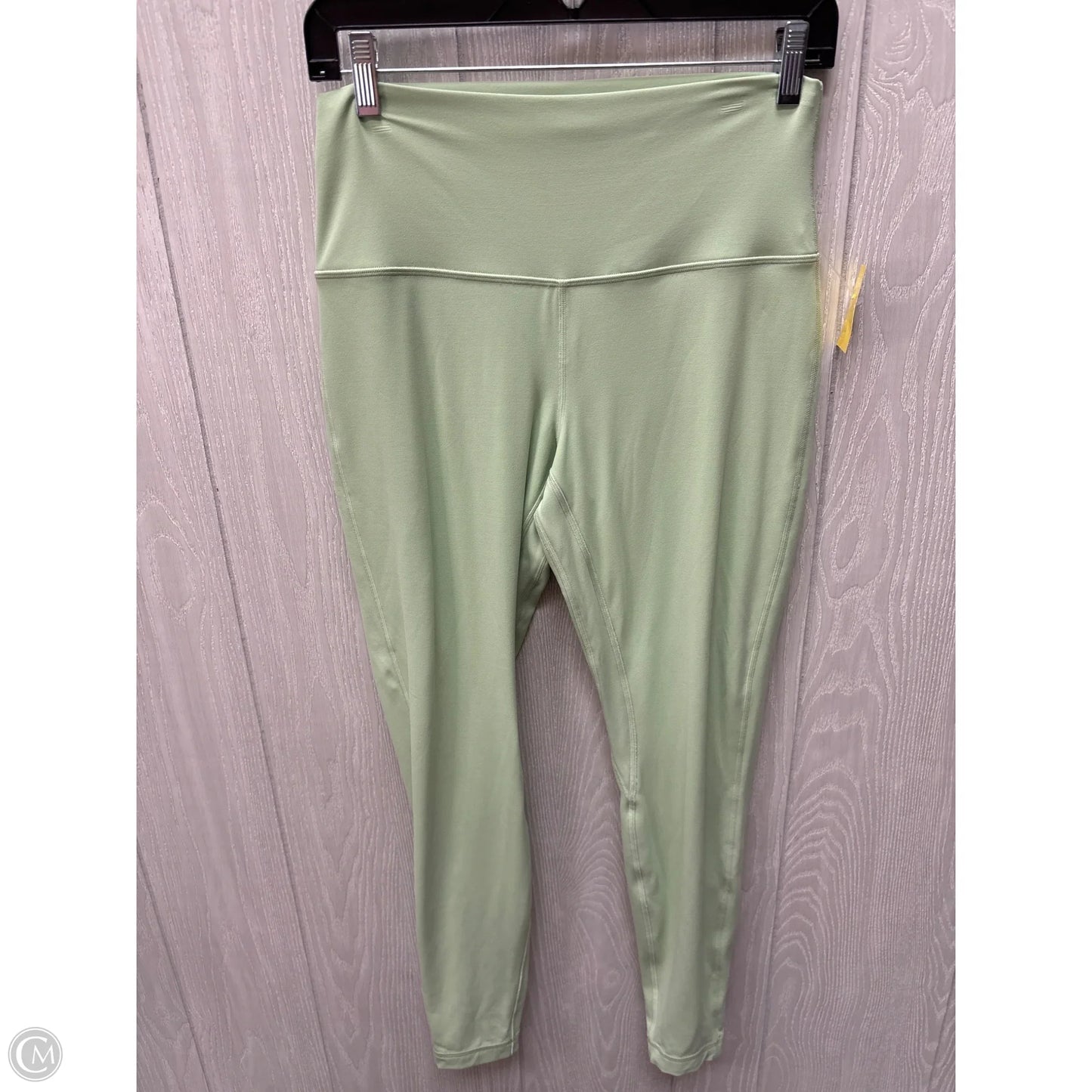 Athletic Leggings By Lululemon In Green, Size: M