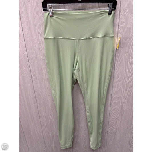 Athletic Leggings By Lululemon In Green, Size: M