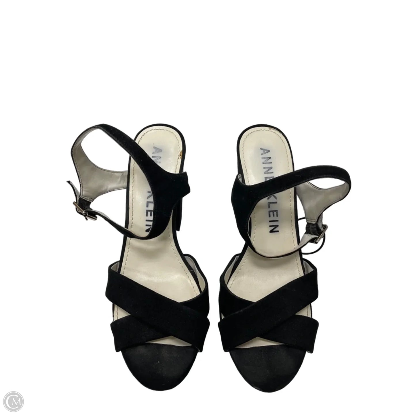 Sandals Heels Block By Anne Klein In Black, Size: 9
