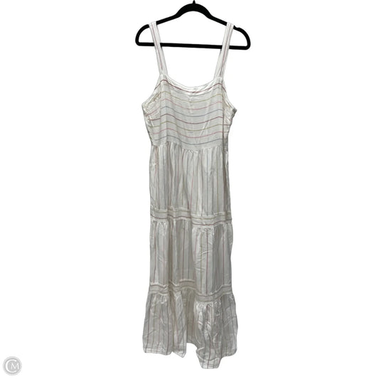 Dress Casual Maxi By Loft In Striped Pattern, Size: L