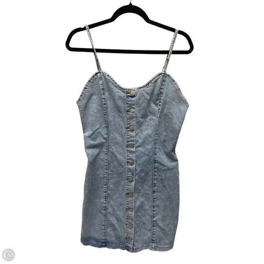 Dress Casual Short By Shein In Blue Denim, Size: Xl