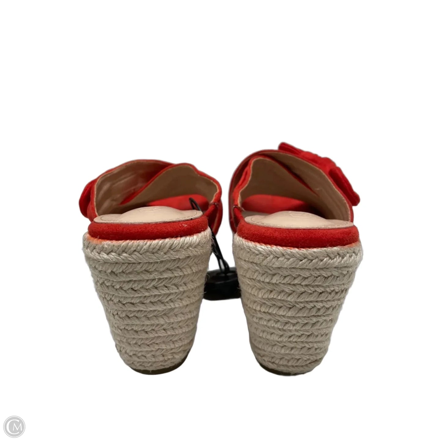 Sandals Heels Wedge By Cme In Red, Size: 10
