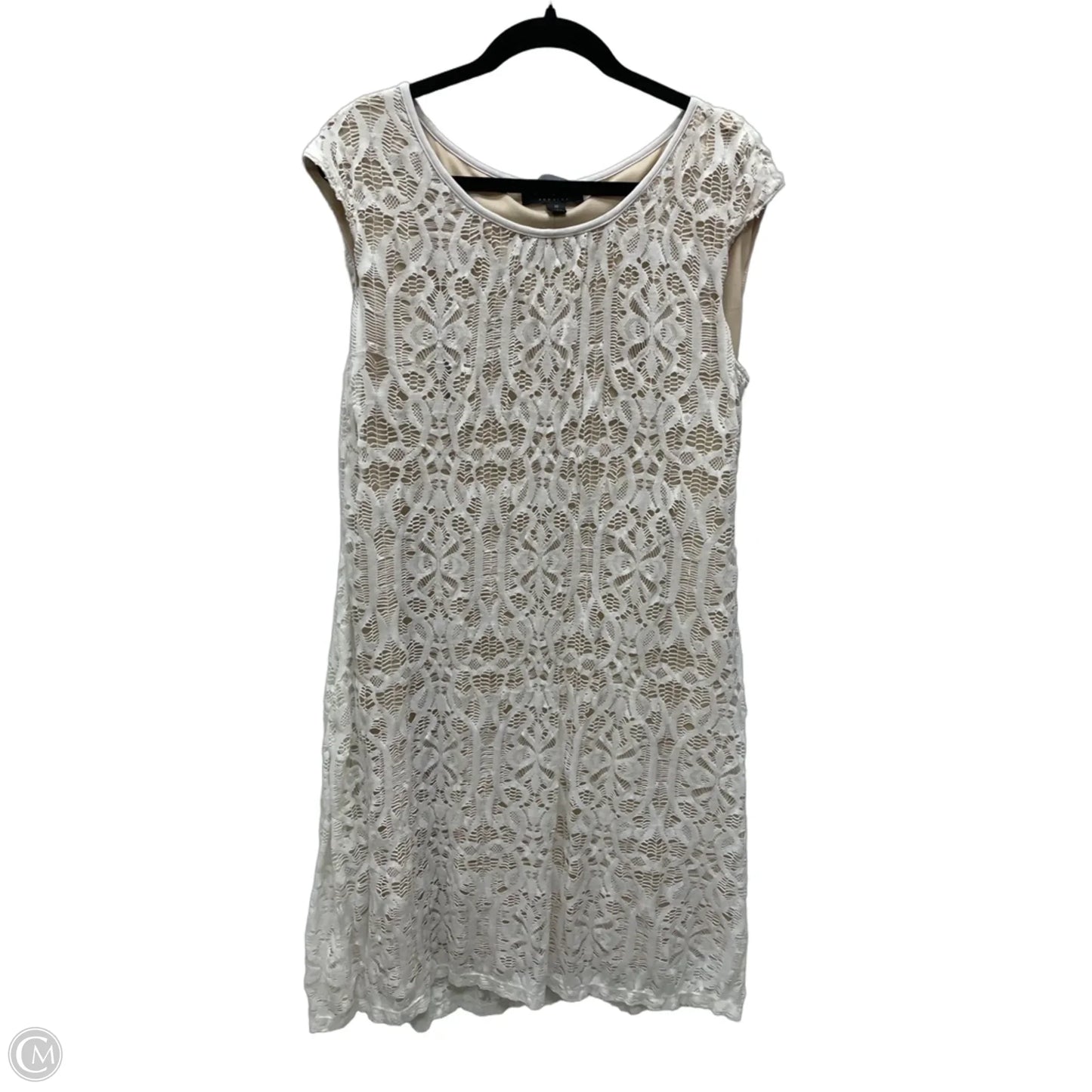 Dress Work By Connected Apparel In Cream, Size: Xl