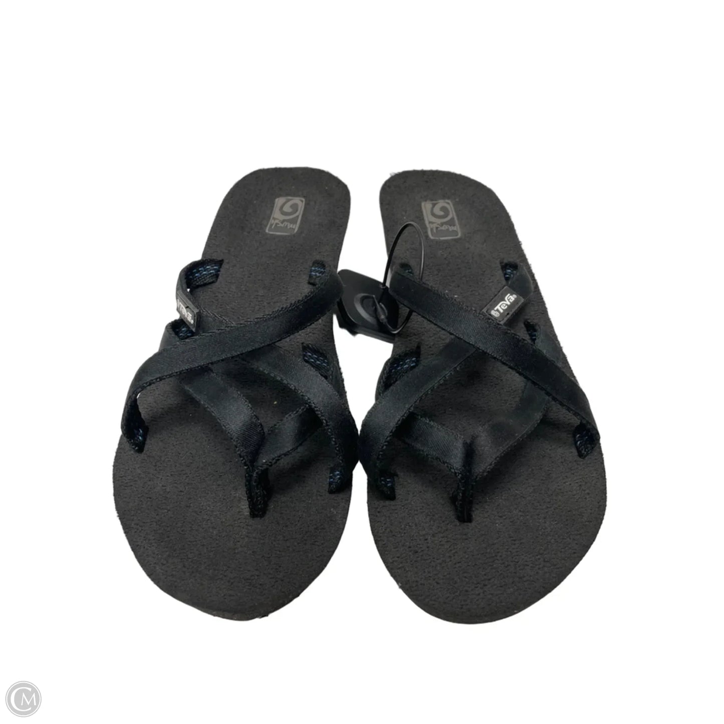 Sandals Heels Wedge By Teva In Black, Size: 7