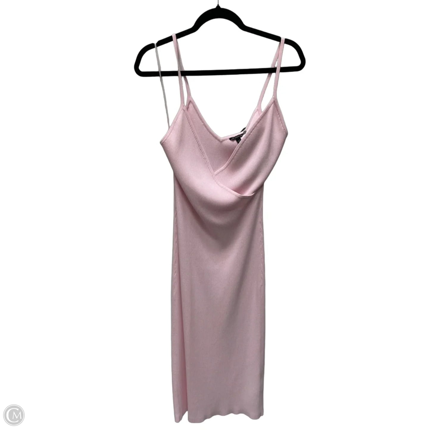 Dress Casual Short By Guess In Pink, Size: L