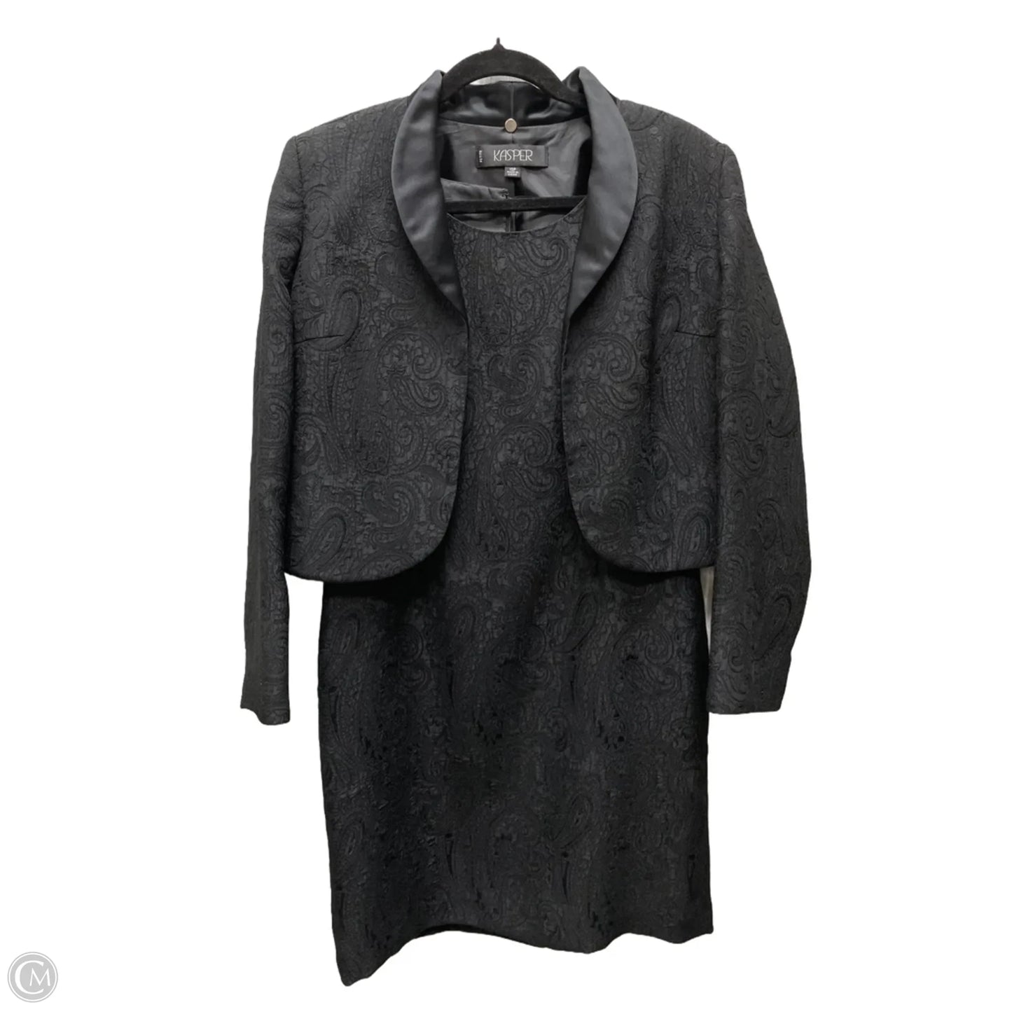 Dress Set 2pc By Kasper In Black, Size: 10p