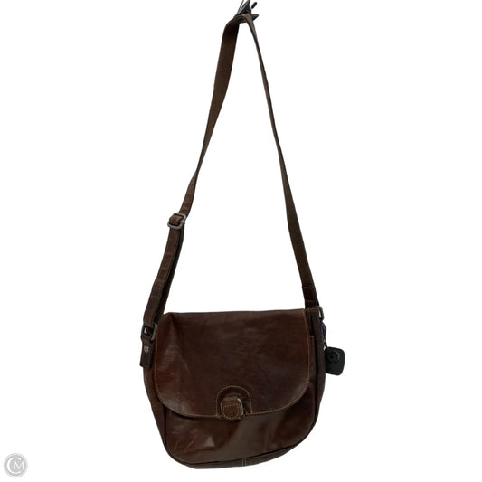 Crossbody Leather By Lucky Brand, Size: Small