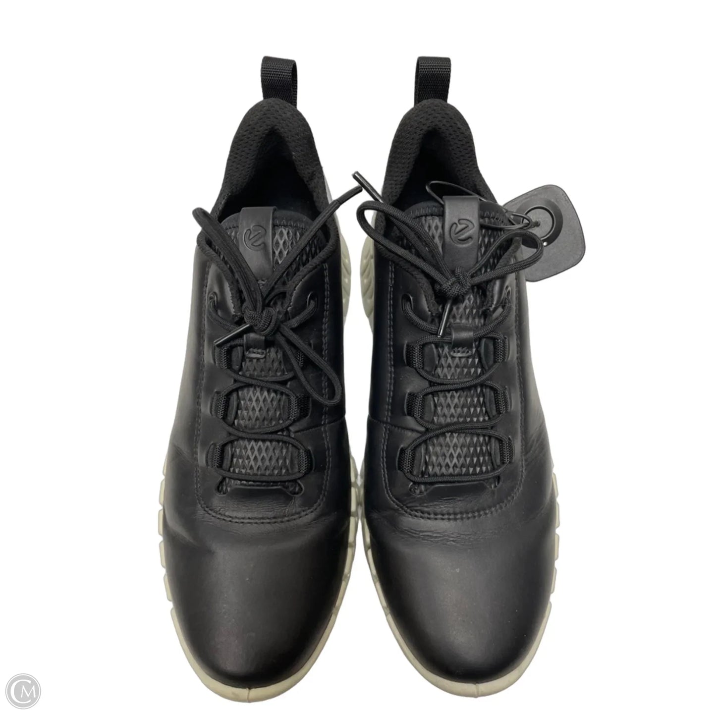 Shoes Sneakers Platform By Ecco In Black & Cream, Size: 9.5