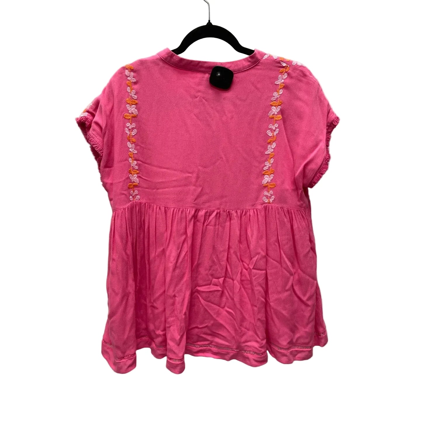 Top Short Sleeve By J.marie In Floral Print, Size: M