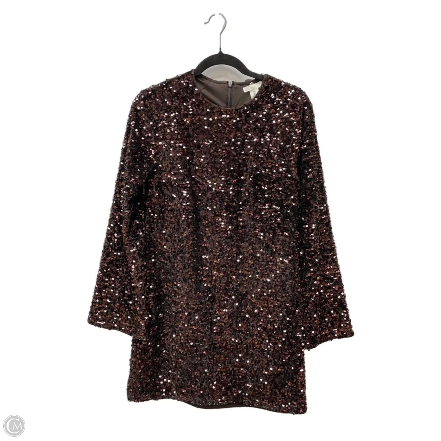 Dress Party Short By H&m In Brown, Size: S